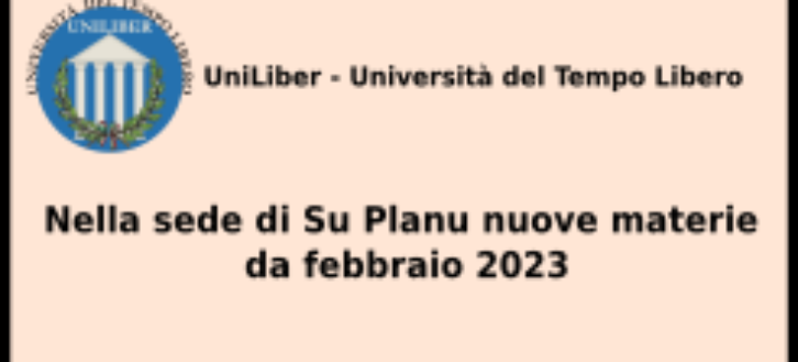 Da febbraio  nuove materie nell’offerta UniLiber