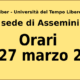 UniLiber Assemini: nuovi orari dal 27 marzo 2023