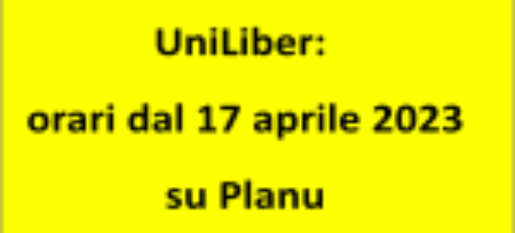 Nuovi orari lezioni dal 17 aprile 2023