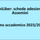 Assemini: nuove schede adesione per anno  2023/2024