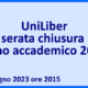 UniLiber – Serata di chiusura anno accademico 2023