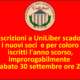 UniLiber: il 30 settembre scadono le iscrizioni di nuovi e vecchi soci