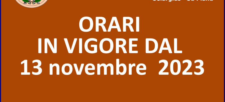 UniLiber: nuovi orari dal 13 novembre 2023