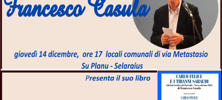 UniLiber: Incontro con lo storico Francesco Casula il 14 dicembre 2023