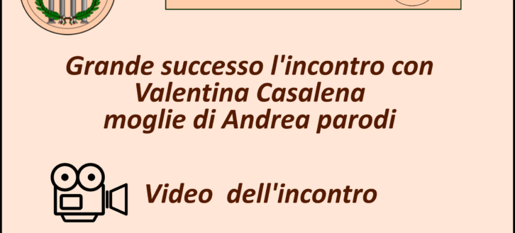 Un successo l’incontro con Valentina Casalena moglie di Andrea Parodi