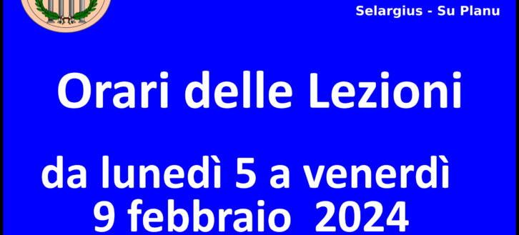 UniLiber: orari dal 5 al 9 febbraio 2024