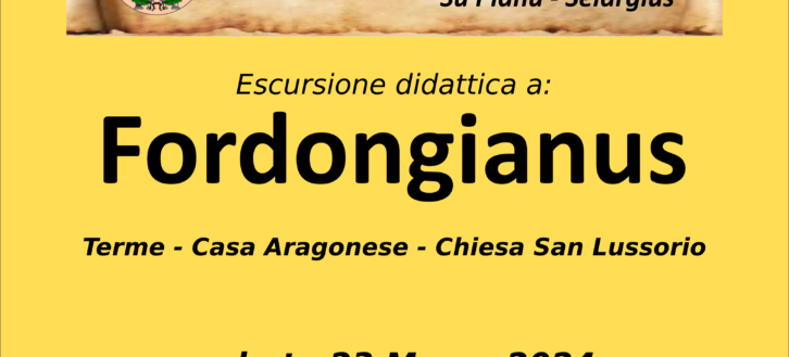 Escursione a Fordongianus, 23 marzo 2024