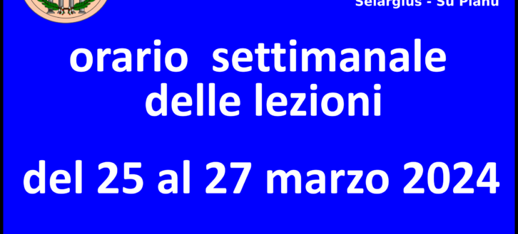 UniLiber Su Planu: orario lezioni dal 25 marzo 2024