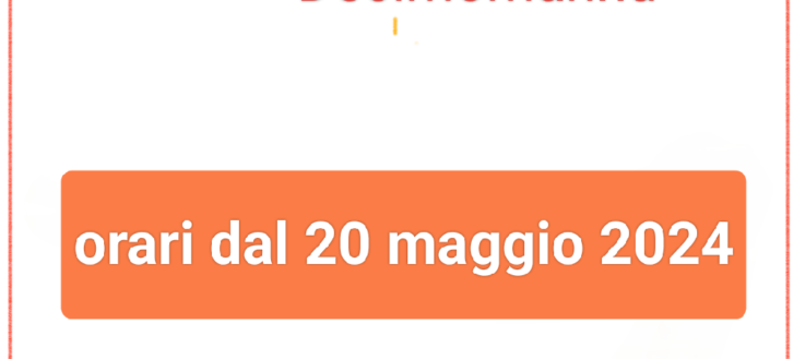 uniLiber: orari Decimomannu dal 20 maggio 2024