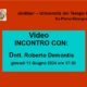 Video: Incontro con Dott. Roberto Demontis